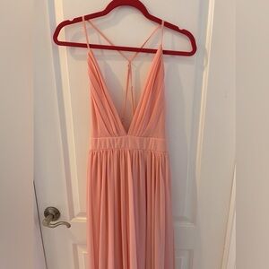 It All Begins With Love Pink Lily Maxi Dress